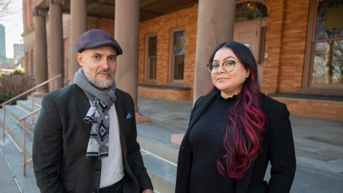 Aramis Gutierrez and Tania Tabora