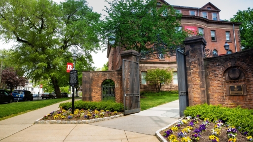gate to Winants Hall