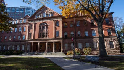 Winants Hall in the Fall