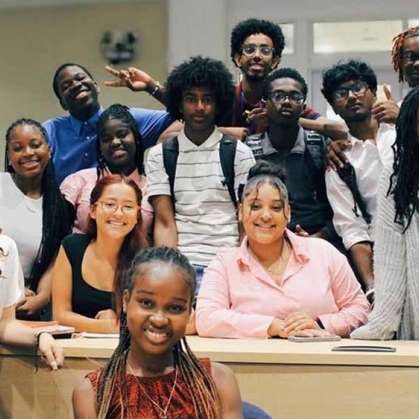 photo of Cooperman Scholar students