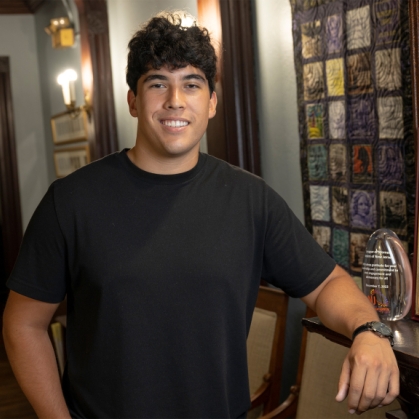 Rutgers student sebastian maldonado.