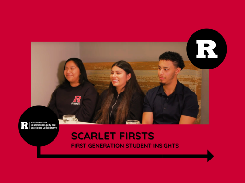 Rutgers students being interviewed for Scarlet First Series